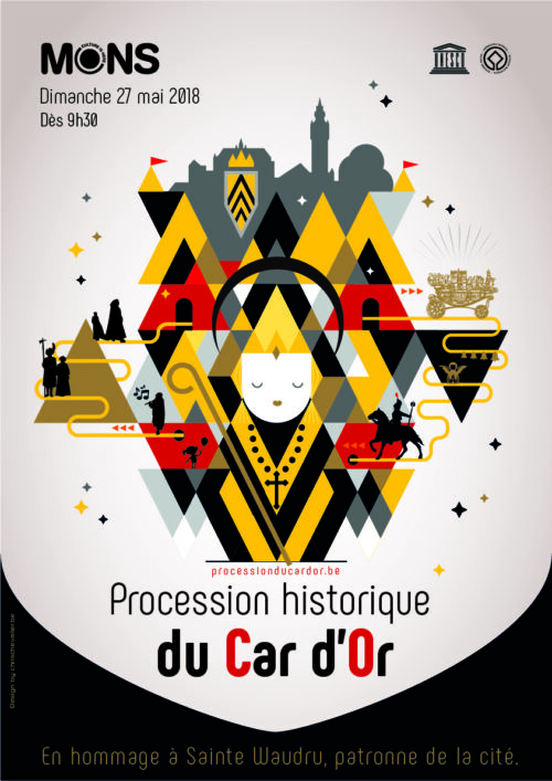 Affiche de la Procession du Car d’Or