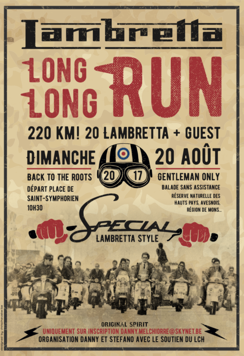 Affiches Long Run Lambretta