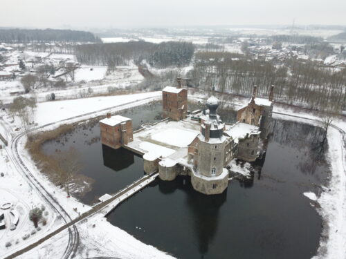 Photo aérienne – Château d’Havré